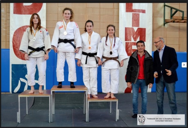 CINCO MEDALLAS EN EL AUTONÓMICO DE JUDO POR PARTE DEL JUDO C. ALZIRA 2016.