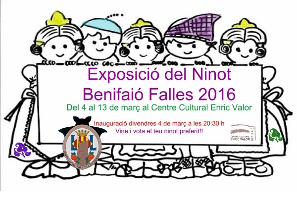 Del 4 al 13 de marzo visita la Exposición del Ninot Fallas 2016 Benifaió