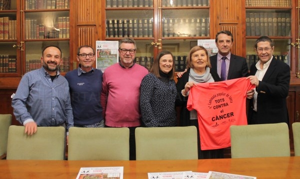 Sueca acogerá el 16 de abril la IX Caminata Popular Solidària contra el Càncer