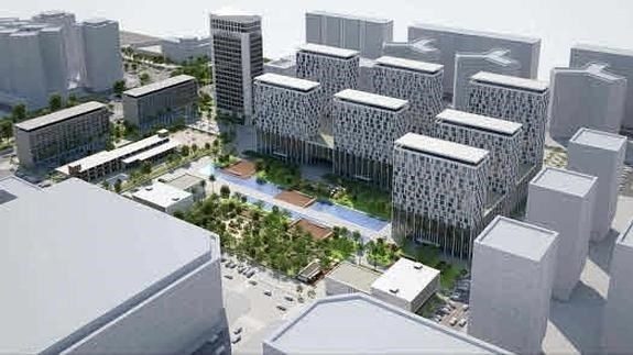 Aprobado el nuevo barrio que sustituirá a Mestalla con un gran jardín arbolado