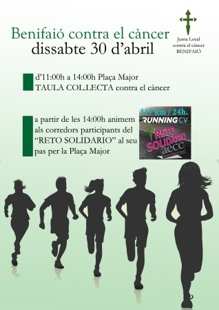 Cursa solidària a Benifaió contra el càncer "RETO SOLIDARIO"