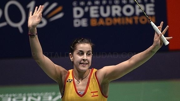 Segunda corona europea para Carolina Marín