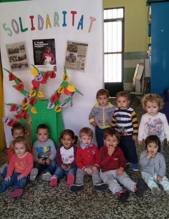 33 ALUMNOS DE 1 Y 2 AÑOS DEL EIM VIRGEN DEL PILAR RECAUDAN 700'23€ PARA SAVE THE CHILDREN