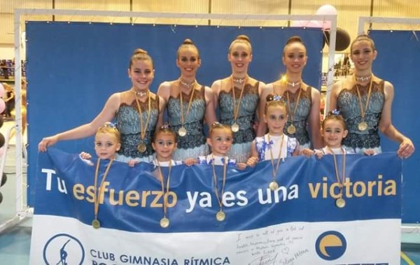 El Club de Rítmica Roquette Benifaió logra el título de Campeón Provincial en varias categorías