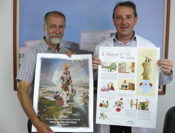El Hospital de La Ribera, patrocinador de la estampa conmemorativa del 50º Aniversario de la Coronación de la Mare de Déu del Lluch