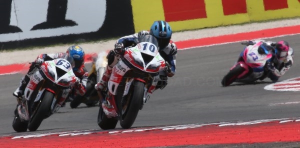 Las caídas merman el potencial del Orelac Racing en Misano