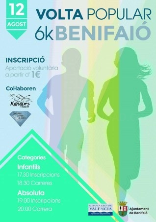 Viernes 12 de agosto 6K Volta Popular Festes Benifaió