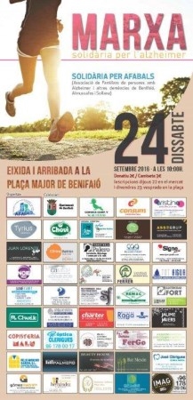 Marcha solidaria por  el Alzheimer en Benifaió