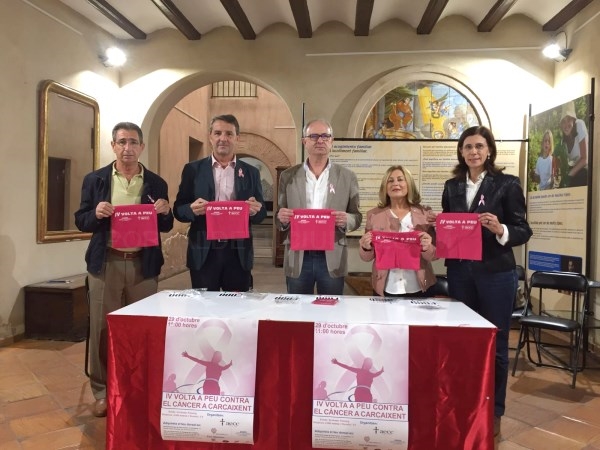 Carcaixent acogerá el 29 de octubre la IV Volta a Peu contra el Càncer