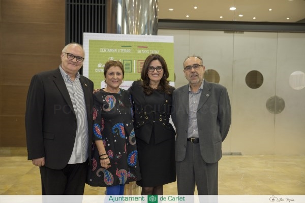 Pasqual Mas i Roser Furió guanyen el I Certamen Literari Ciutat de Carlet en narrativa i poesia