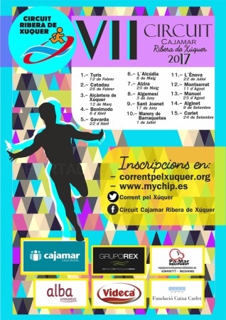 Carlet repetix com a amfitriona en la VII edició del Circuit Cajamar Ribera del Xúquer de carreres populars