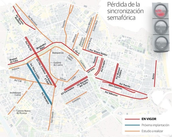Ribó ya ha ralentizado el tráfico en 17 calles de Valencia y planea hacerlo en 23 más