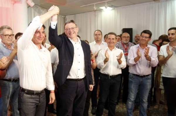 Ximo Puig gana unas primarias que evidencian la división del PSPV