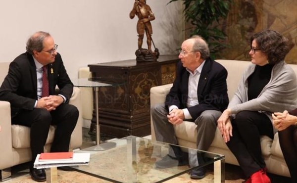 Acció Cultural pacta con Torra una campaña en defensa de los políticos presos