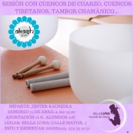 Sesión con cuenco tibetanos