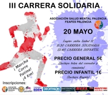 III Carrera Solidaria. FEAFES. Asociación Salud Mental Palencia