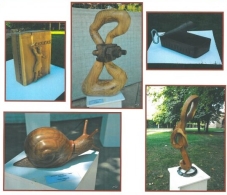 Exposición de Esculturas Talladas en Madera "CHIS"  Alfredo Martín