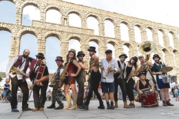 V Festival Jazz Palencia.- Animación: "El Puntillo canalla Brass Band"