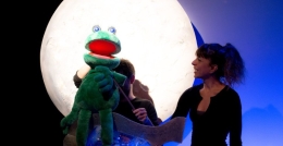 Una rana en la luna