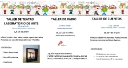 Proyecto Miradas. Talleres para niños a partir de los 6 años.