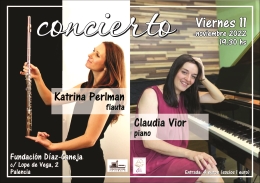 Katrina Penman y Claudia Vior, Flauta y piano