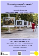 Encarnita, paseando con arte.  Alejando Pérez García