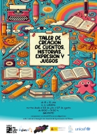 Taller de creación de cuentos, historias, expresión y juegos