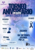 X Torneo Aniversario de Pádel Solidario Contra el Cáncer de Colon