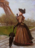 Exposición de pinturas de Carmen Rivera