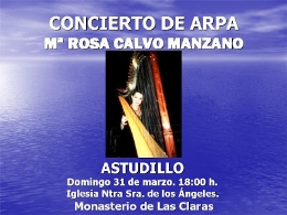 María Rosa Calvo Manzano. Arpista