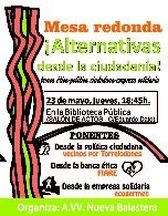 Mesa redonda. Alternativas desde la ciudadanía