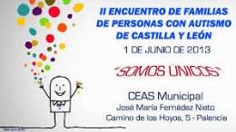 II Encuentro de Familias de personas afectadas por un Trastorno del Espectro del Autismo de Castilla y León