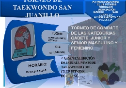Exhibición Taekwondo. Alumnos del Club Fitness Dochang