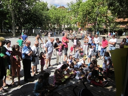 Cuentacuentos y taller infantil. Plástika y Vidrieta reciclan en Fiestas