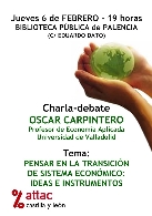 Conferencia "Pensar transición sistema econ: Ideas e instrumentos"", a cargo de D. Oscar Carpintero