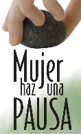 Mujer haz una pausa