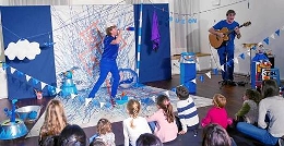 Teatro Infantil-Familiar: "Azul".- Teloncillo