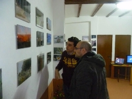Exposición fotográfica astronómica.