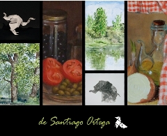 Exposición de pintura "Trampantojos", de  Santiago Ortega Sánchez-Diezma