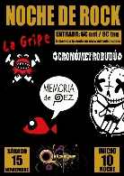 Noche de Rock. La Gripe, Cronómetrobudúo y Memoria de Pez en directo