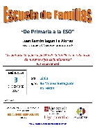 DE PRIMARIA A  LA ESO. CHARLA IMPARTIDA POR JUAN RAMÓN LAGUNILLA.