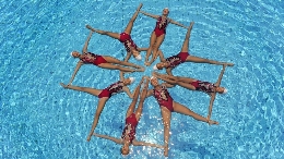 Exhibición Natación Sincronizada