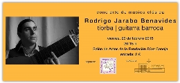 Concierto de música clásica. Guitarra barroca