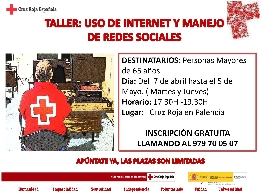 Curso “Uso de Internet y Manejo de Redes Sociales para Mayores de 65 años”.