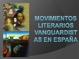 Conferencia "Los Vanguardismos y su influencia en la literatura española"
