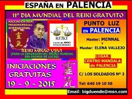 Dia mundial del REIKI gratuito