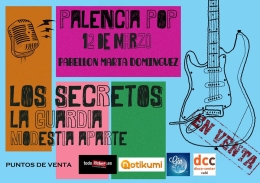 Concierto Música de los 80 y 90. Los Secretos, La guardia y Modestia Aparte