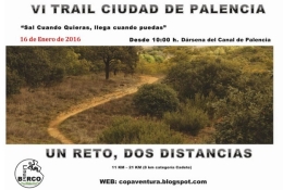 Carrera de montaña: VI Trail "Ciudad de Palencia  Copa Aventura Monte el Viejo""