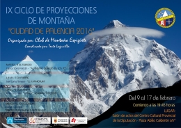 IX Ciclo de Proyecciones sobre Montaña Ciudad de Palencia 2016