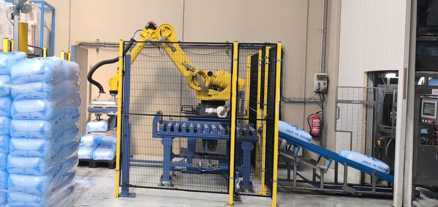 Distribución al por mayor de hielo en escamas